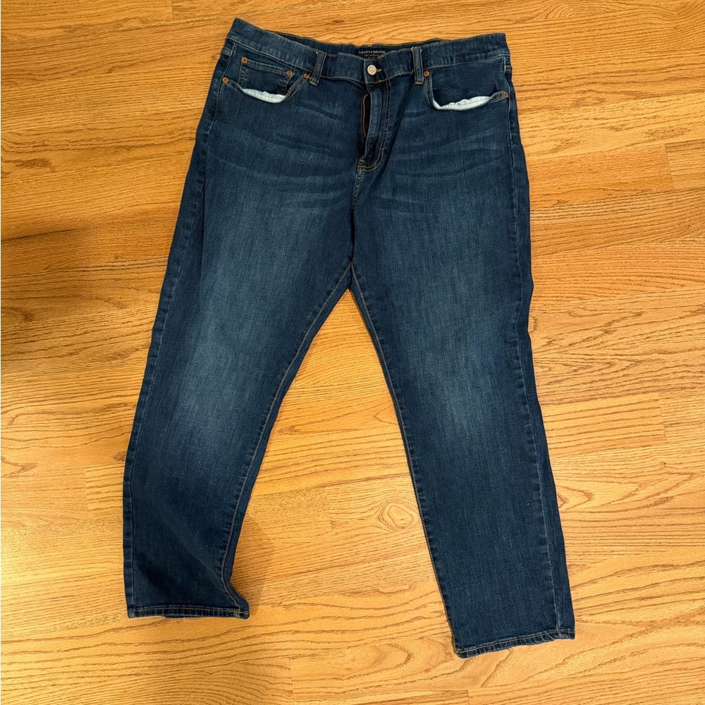 Relaxed Fit Dark Blue Denim Jeans